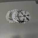 Sustainable Greetings Juvale Christmas Snowflake Swirl Decorations for Holiday Party Decor (Silver, 30 Pack) - Hanging Snowflake Decorations - Silver Party