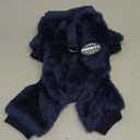 Dog Sweater for Small Dogs Fleece Dog Pjs Winter Warm Puppy Sweater Thermal Soft Stretchy Doggie XXS Doggie Clothes Outfits Cat Apparel (Navy Blue, XX-Small)