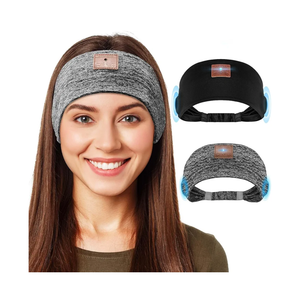 Mixiba 2Pack Sleeping Headphones, Headband Headphones with UltraThin HD Stereo Speaker, Bluetooth Headband for Sports, Workouts, Insomnia, Yoga, Air Travel, Meditation  Black&Grey