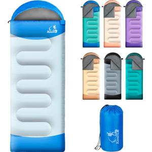 Xelaro Sleeping Bags for Adults Kids - 3 Season Cold&Warm Weather Waterproof Lightweight Sleeping Bags for Camping Hiking Outdoor Travel
