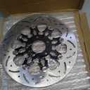 Floating Brake Rotor Discs Front 11.8inch 1pcs Fit for Harley Davidson, Road Glide Street Glide 08-13, Dyna Fat Bob 08-17, Touring Road King 08-20, Motorcycle Rotor 2cr13 Stainless Steel