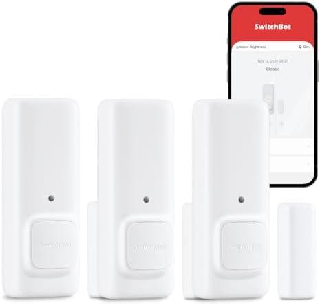 SwitchBot Door Alarm Contact Sensor- Smart Home Security Wireless Window Alarm and Door Sensor, Add SwitchBot Hub to Make it Compatible with Alexa (3)