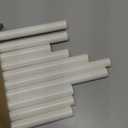 Joyfolk 10 Pcs 1/2 Inch PVC Pipe 16" Long White Sch40 Industrial PVC Pipes, Greenhouse, Garden, Workshop, Farm, Furniture Grade for Home