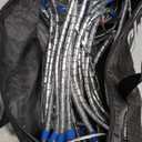 Snow Chains for Car Tires, Tire Chains for Passenger Cars, Sedan, SUVs, Quick Fit & Easy Installation, Portable Reusable Emergency Tire Traction Chain, Set of 2 (HP1038)