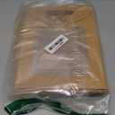 NBEADS 12 Pcs Tan Kraft Paper Bags, Stand Up Gift Bags with Handles and Transparent Window for Candy Cookies Packaging Wedding Christmas Party Store Retail, 10.433.5810.24"