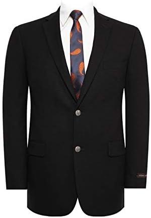 AMY ZHU Men’s Classic fit Blazer Stretch Sport Coat 2 Button Suit Jacket for Business,Regular and Big & Tall 38S