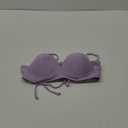 Strappy Seashell Bikini Top Mermaid Swim Tops Push Up Bathing Suit Shell Bra Tops for Women with Underwire, S