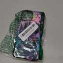 DAIZAG Case Compatible with iPhone 13,Glossy Durable Shock Protection Cover for Girl Women,Black Raven Bird Book Rose Skulls