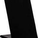 Jewelry Organizer Stand - Black Velvet L-Shape, 9.9 x 7.9 x 4 in - 60 Pre-Punched Holes Earring Display & Jewelry Storage Organizer - Tabletop Rack for Stud & Dangle Earrings