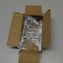 2 Pack Cargo Trailer Door Latch Hasp Keeper Premium Durable for Ramp Padlock Trailer Lock Latch with Hasp Race Bar Lock Handle for Cargo Doors with Nuts&Screws