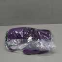 PRETTYGARDEN Women's Long Sleeve Cowl Neck Ribbed Knit Spring Shirts Slim Fit Ruched Going Out Crop Tops Basic T-Shirts (XX-Large, Purple)