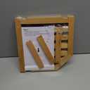 Bamboo Corner Shelf,2 Tier Plate Organizer for Cabinet and Countertop,Pantry Dish and Spice Rack for Kitchen (1 Pc, Natural)