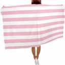 White and Pink Towel