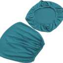 FUNOMOCYA 1set Office Chair Covers Elastic for Rotating Chairs and Easy to Install Protects from Stains Scratches Gem Backrest Seat Cushion