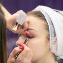 Nail Art Ring Palette Mini Square 1.69X1.25In Professional Mixing Tool for Paint Makeup and Nail Design Easy Clean Surface for Salon Home Use (Silver)