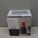 Black Single-Serve Blender with 1 Travel Lid, 16 oz, New Black