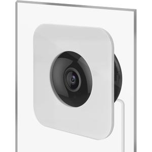 2 Pack Camera Window Mount Compatible with Yi Home Camera, Strong Adhesive Tape Holder No Drill Installation Required, Clear View for Indoor Security Monitoring