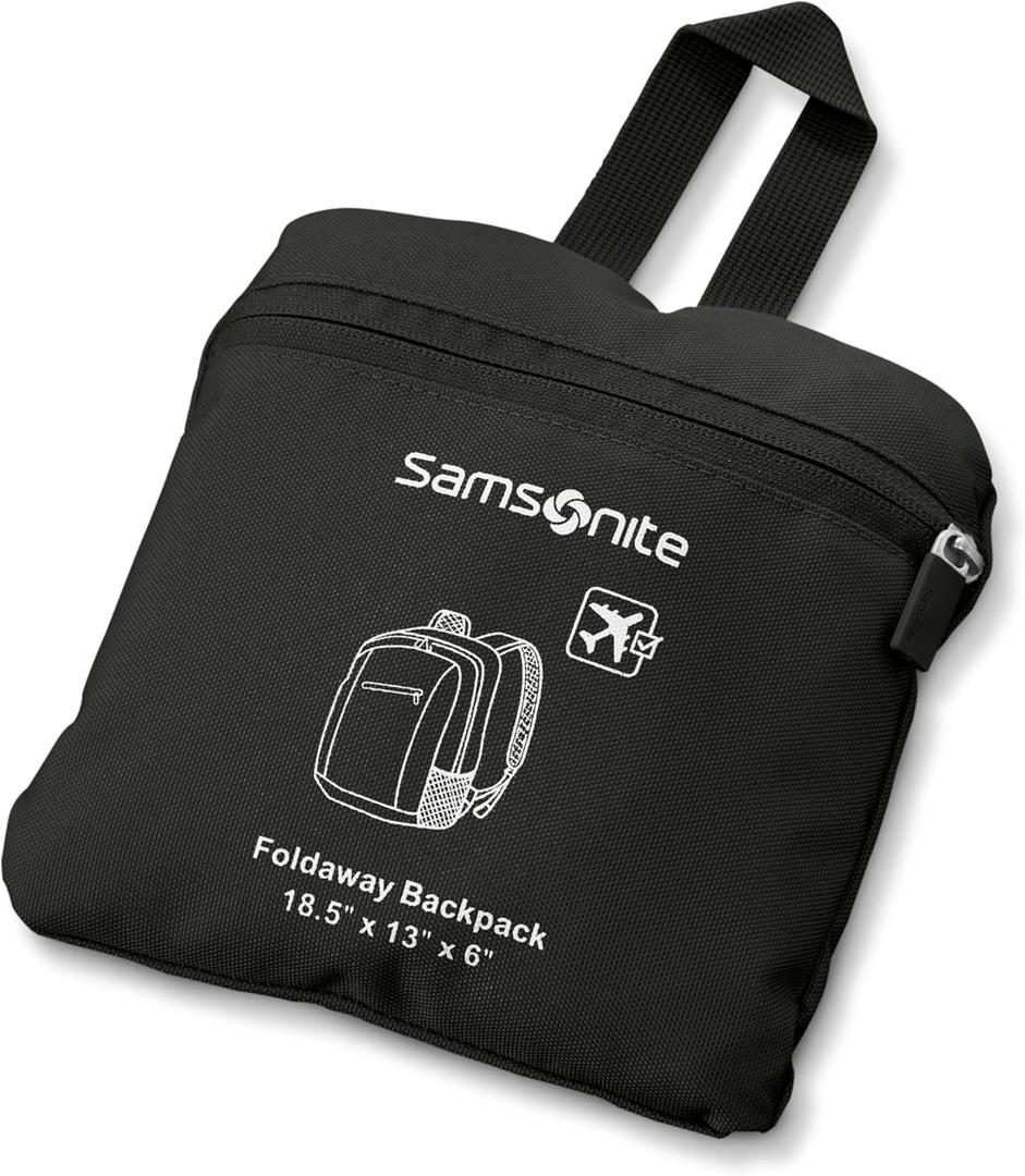 Samsonite Foldaway Backpack, Black (One Size)