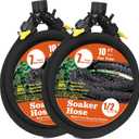 Soaker Hose for Tree Heavy Duty 10 FT Garden Ring Hose with Y Splitter(10FT*2)
