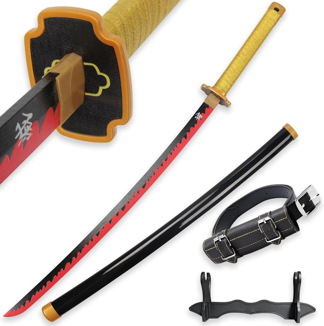 SV Anime Demon Slayer Sword Katana 41 Inch Decorative Collectible Gift Cosplay Sword Various Styles SV Anime Demon Slayer Sword Katana 41 Inch Decorative Collectible Gift Cosplay Sword Various Styles