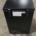 Igloo 3.5 Cu Ft. Upright Deep Freezer Chest- Deep Freezer with Quick Freezing System & Adjustable Thermostat- Low Noise Freezer with Removable Basket & LED Lights for Homes, Garages & Basements- Black