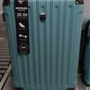 Travelers Club Midtown Hardside 4-Piece Luggage Travel Set, Emerald