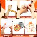 Thanksgiving Party Favor Fall Autumn School Stationery Gift Slap Bracelets Stampers Badges tattoos Organza Bags for Autumn Harvest Thanksgiving Gifts Goodie Bag Fillers