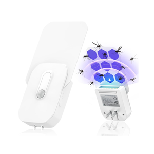 Fruit Fly Traps Indoor Night Light, Sticky Glue Bug Zapper for Fruit Flies, Moths, Gnats, Mosquito Trap, Multi-Functional Sense Bug Light, White 