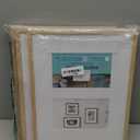 11x14 Picture Frame, OAK Wood Photo Frame 8x10 with Mat or 5x7 with 2 Mat with Perspex Glass for Vertical or Horizontal Tabletop Wall Display for Photo, Painting, Poster, Set of 3