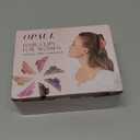 OPAUL Hair Clips for Thick Hair, 4 Pack - Extra Large Hair Claw Clips for Women, 4.75" Hair Accessories for Women Girls Gifts, Neutral 4 Colors: Blonde, Caramel, Chestnut, Black