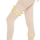 Medical Compression Pantyhose for Women Men, 20-30 mmHg Graduated Compression Tights, Closed Toe Compression Stockings, Support Hose, High Waist Compression Leggings for Varicose Veins, Edema (X-Large, Beige)