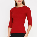 Darong Womens Long Sleeve Boat Neck Top Sexy Backless Slim Fit Basic Tee T-Shirt Ribbed Knit Going Out Tops S