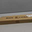 White Curtain Rods for Windows, Single Adjustable 32 to 62 inch Curtain Rod Set with Brackets, 5/8 inch Diameter Metal Drapery Rod for Living Room, Easy Install