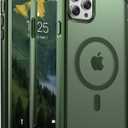 Magnetic for iPhone 11 Pro Max Case, [Compatible with MagSafe][Military Grade Drop Protection][Heavy Duty Protection][Non-Slip][Shockproof] 2-Layer Durable Bumper Phone Case 6.5''-Army Green