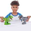Robo Alive Attacking Green T-Rex Battery-Powered Robotic Toy by Zuru, Dinosaur Toy, Birthday Gift for Boys 3 Years Old and Up