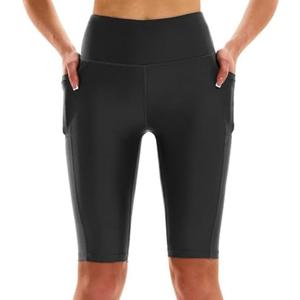 HODOSPORTS Women's 3''/5''/7''/9''/12'' Swim Board Shorts UPF50+ High Waisted Quick Dry Swimsuit Bottoms with Pockets Liner 4XL