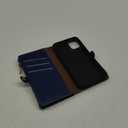 XcaseBar for iPhone 13 6.1" Wallet case with Zipper Credit Card HolderRFID Blocking, Flip Folio Book PU Leather Phone case Shockproof Cover Women Men for Apple 13 case Blue