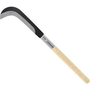 Zenport K319-2PK of Sickles, 23.6-Inch (59.5cm) Length, Short Wood Handle, Curved Sickle Blade, 2-Pack