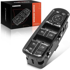 A-Premium Master Front Left Driver Side Power Window Switch Compatible with Porsche Macan 2015-2018 Panamera 2011-2016 Cayenne 2011-2018, Replace# 7PP959858AEDML
