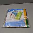 8-Tab Binder Dividers - Index Pockets Divider for 3 Ring Binders, 3-Hole Plastics Sheets Protectors for US Letter Size in 0.5'', 1'', 2'', 3 inch Binders, 8 Colors (XY004) (6 Packs)