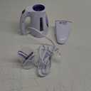 HiLIFE Steamer for Clothes, Portable Handheld Design, 240ml Big Capacity, 700W, Strong Penetrating Steam, Removes Wrinkle, for Home, Office and Travel(ONLY FOR 120V) (Purple)