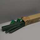 Garden Plant Stakes 24 Inch 2Ft Steel Plant Stick Support, 25 Pack Tomato Stakes for Growing Climbing Plants