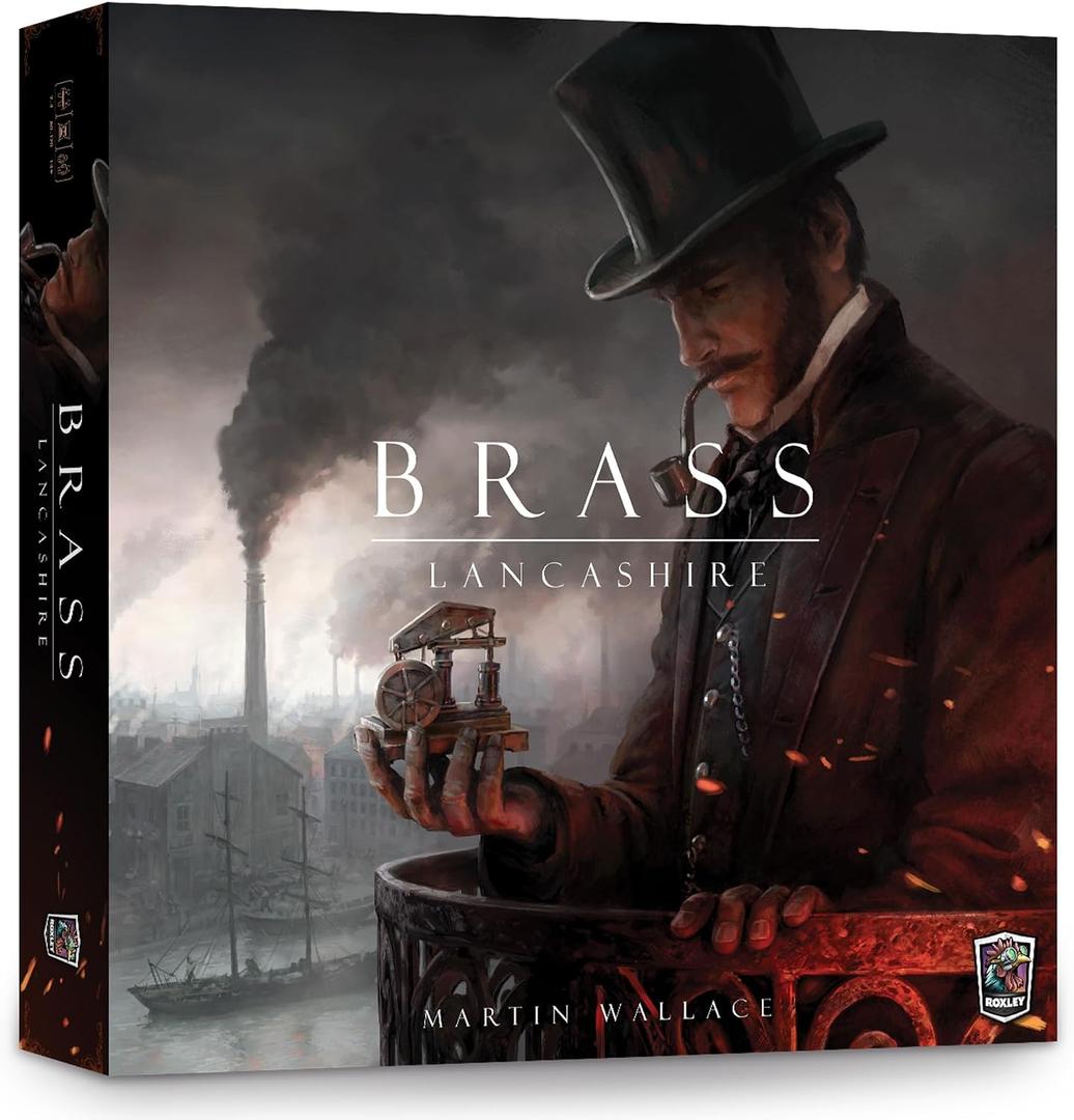 Brass: Lancashire - an Economic Strategy Game for 2-4 Players | Top 20 Board Game on Board Game Geek | Ages 14+ | Plays in 60-120 Minutes, One Size