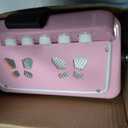 10 Keys Kids Accordion, Horse Button Accordion Toys Accordian Mini Musical Instruments Button for Child Children Kids Toddlers Beginners (Light Pink)