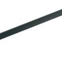 Amerock | Cabinet Pull | Matte Black | 6-5/16 inch (160 mm) Center-to-Center | Riva | 1 Pack | Drawer Pull | Drawer Handle | Cabinet Hardware