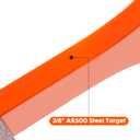 TEDEUM AR500 Dueling Tree Target Kit, 6" x 3/8" Steel Paddle