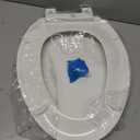 KOHLER 20110-0 Brevia, Slow Close Toilet Seat, Elongated Toilet Seat, Grip-Tight Bumpers Quick-Attach Hardware, White