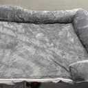 EHEYCIGA Orthopedic Dog Beds for Large Dogs, Waterproof Memory Foam Large Pet Bed with Sides, Non-Slip Bottom and Egg-Crate Foam Dog Couch Bed with Washable Removable Cover, Greyish Green (36.0"L x 27.0"W x 6.5"Th)