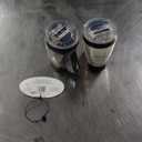 KAMENSTEIN One-Handed 2-in-a-1 Dual Salt and Pepper Grinder-Adjustable and Refillable, 8-Inch, Black