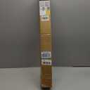 UNISHADES no Drill Cordless Roman Shades for Windows, 28" W 64" H - 100% Blackout - Linen - Mist White